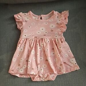 Floral Pink Kids Dress
